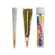 2.5G POWDERED DONUTS HASH HOLES / PEACHES N KREAM - SATIVA